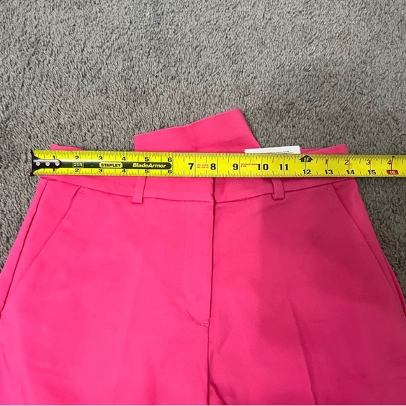 H&M bright pink pants NWT size 6, slim fit - Picture 2 of 4